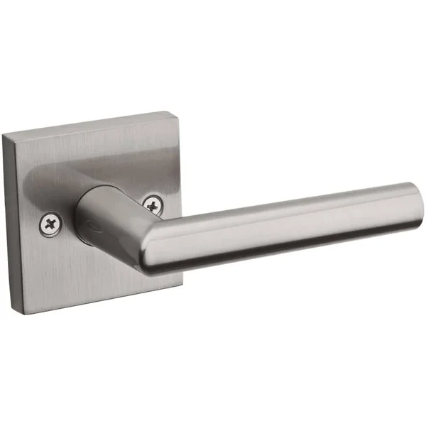 Kwikset 967MILSQT-15S Milan Square Interior Double Cylinder Handleset Trim SmartKey Satin Nickel Finish