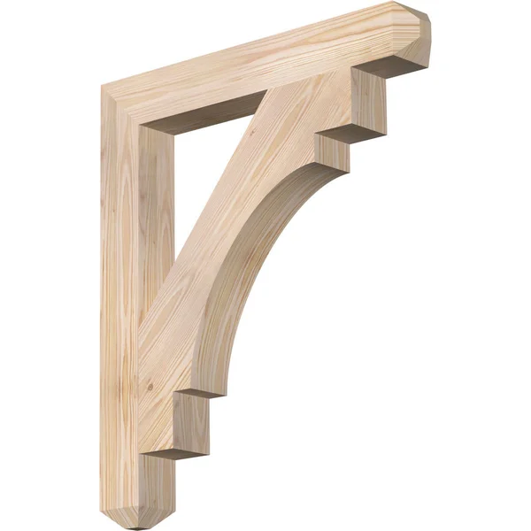 3 1/2x22W x 26x22D x 30x22H Merced Craftsman Smooth BRACKET - Douglas Fir