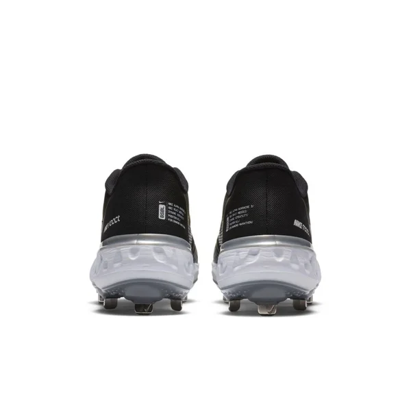 Nike Men's Alpha Huarache Elite 3 Low Metal Baseball Cleats - Black