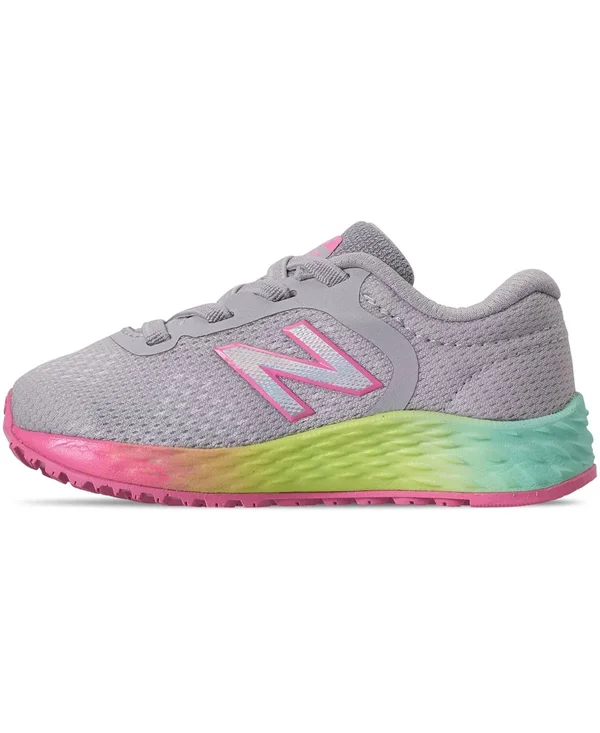 New Balance Light Grey Girls Toddler Arishi V2 Sneakers