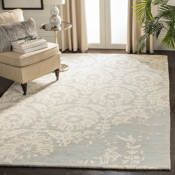Safavieh Bella Light Grey & Ivory 4& x 6& Rug