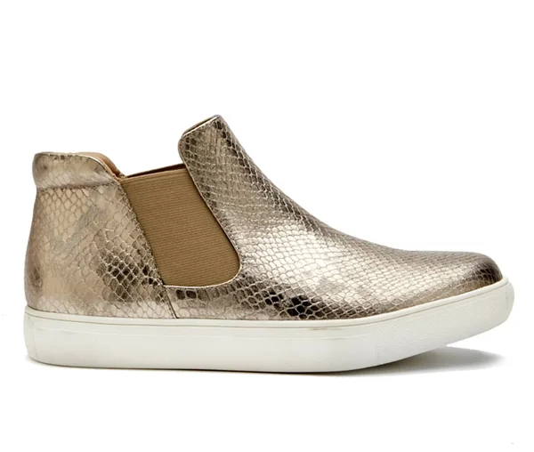 Matisse Women's Harlan Sneaker Rose Gold Snake - 6