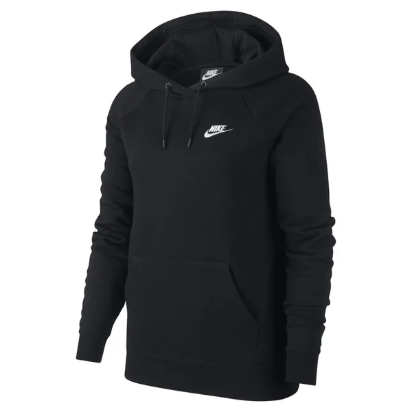 Nike Women's Sportswear Essential Fleece Hoodie - Black/White