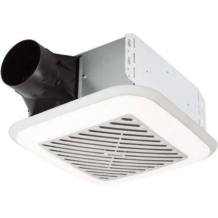 Broan-Nutone 791LEDM Invent Series Single-Speed Fan with LED Light, Ceiling Room-Side Installation Bathroom Exhaust Fan, Energy