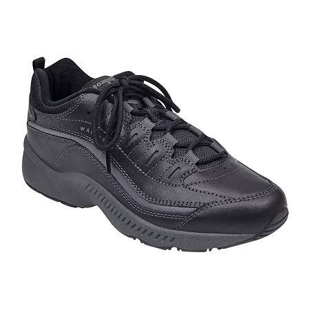 Easy Spirit Roadrun Womens Sneakers - Black, Regular 6 1/2, Athletic Shoes Sneakers, Orthotic Friendly|Removable Sock Liner|C