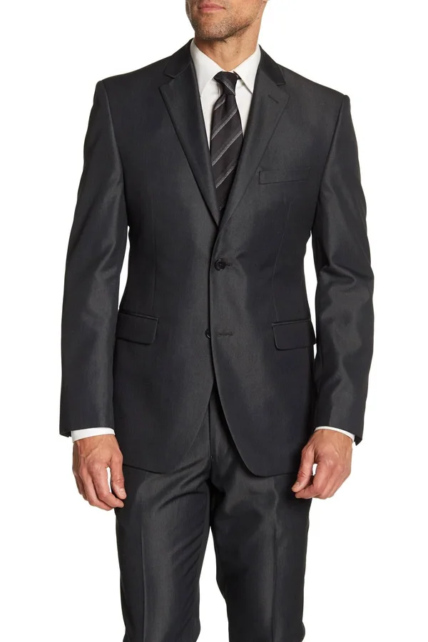 Perry Ellis Men's Suit Separates Slim Fit Comfort Stretch Jacket