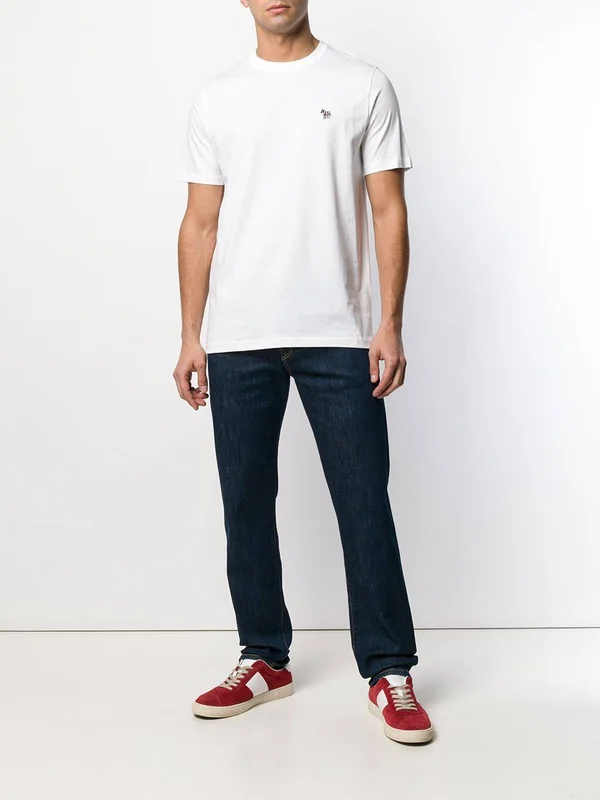 Paul Smith White Zebra Logo T-Shirt - M