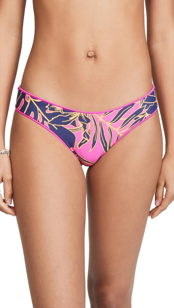Maaji Sublime Signature Cut Reversible Bikini Bottom - Women's Hibiscus Pink, XL