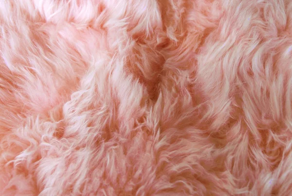 2& x 3& Pink Single Sheepskin Area Rug