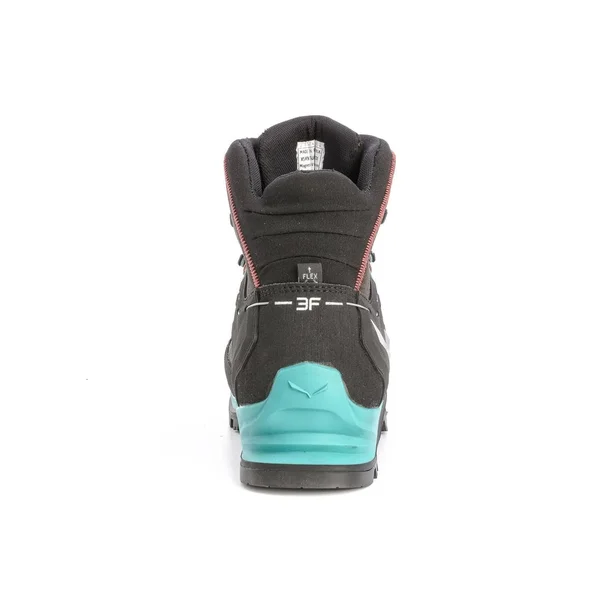 Salewa Women's MTN Trainer Mid GTX Boot - 7.5 - Magnet, Viridian Green