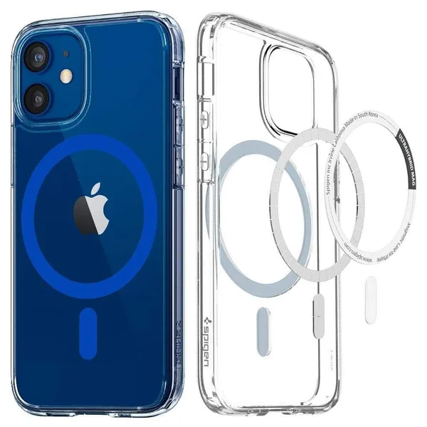 iPhone 12 Mini Case Ultra Hybrid Mag Safe Compatible Blue, in Stock, 2.68 x 5.33 x 0.41 inches