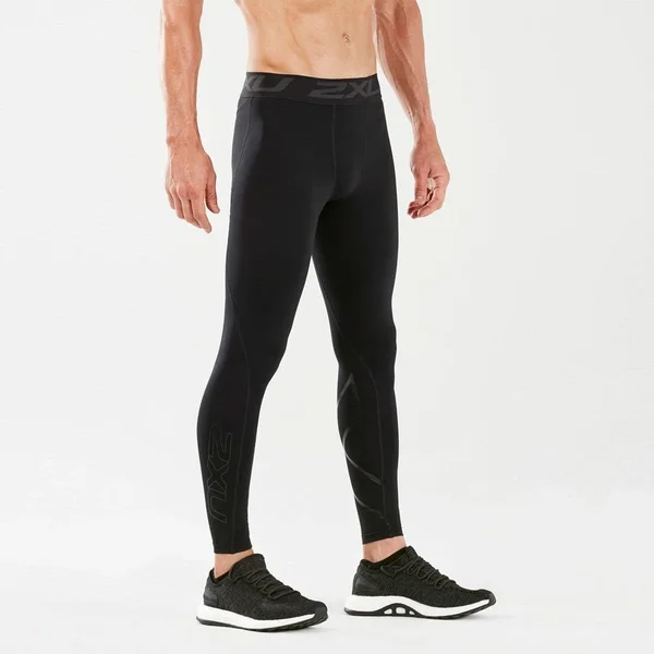 2XU Men's Thermal Accelerate Comp Tights Black, Nero LT