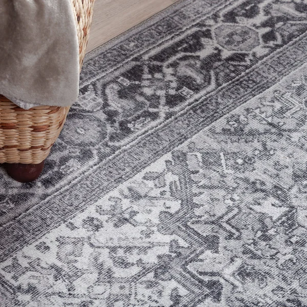 Dalyn Amanti AM3 Steel Area Rug 5&x7&7x22
