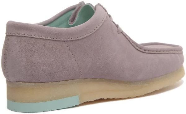 Clarks Originals Wallabee Shoes - Grey Combi UK 12 Adult Mens