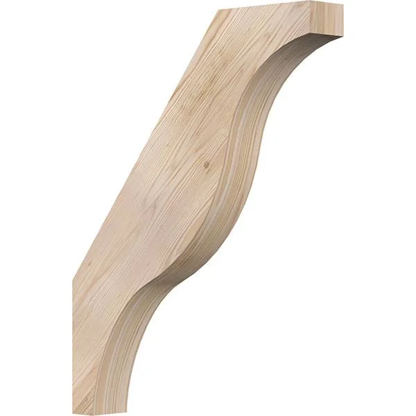 3 1/2x22W x 22x22D x 28x22H Funston Smooth Brace, Douglas Fir