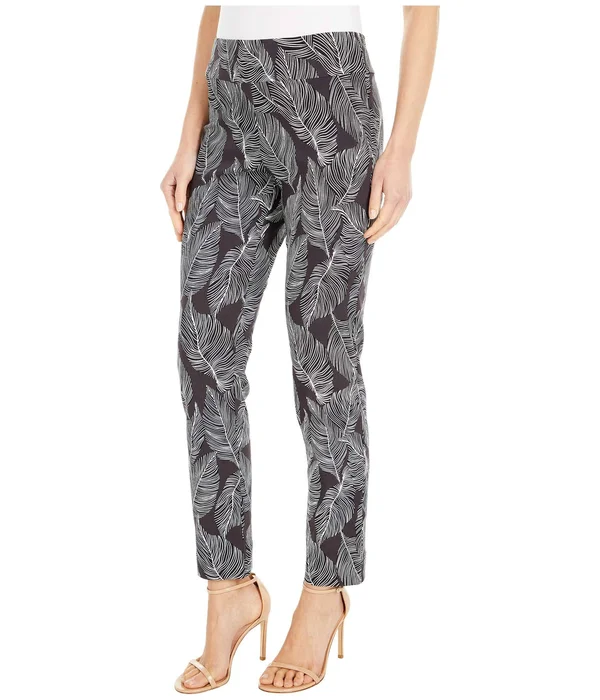 Pull-On Ankle Pants Brown Python, 14