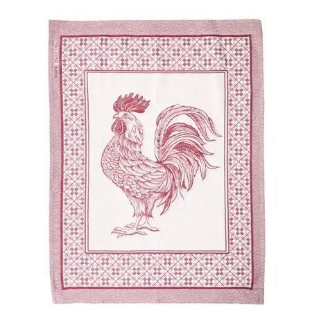 Abbiamo Tutto Rooster Dishcloth - Red