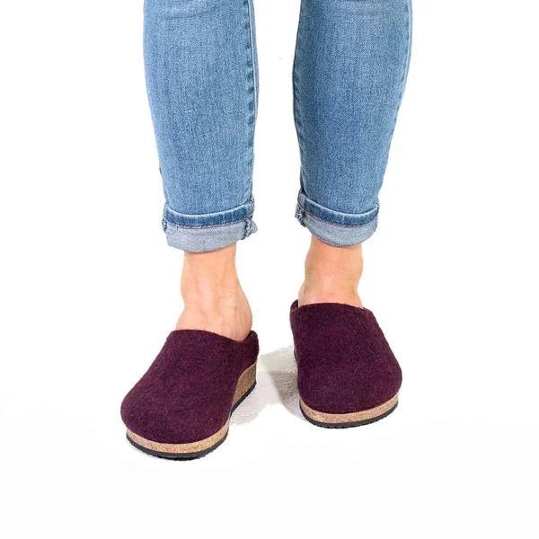 Women's Essenz Wool Clog Navy - 8.5
