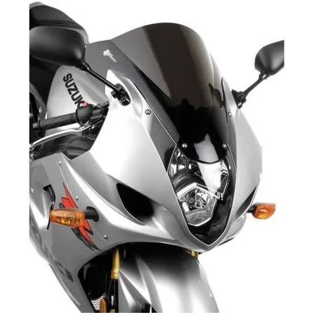 Zero Gravity Double Bubble Windscreen Light Smoke (16-274-02), Black