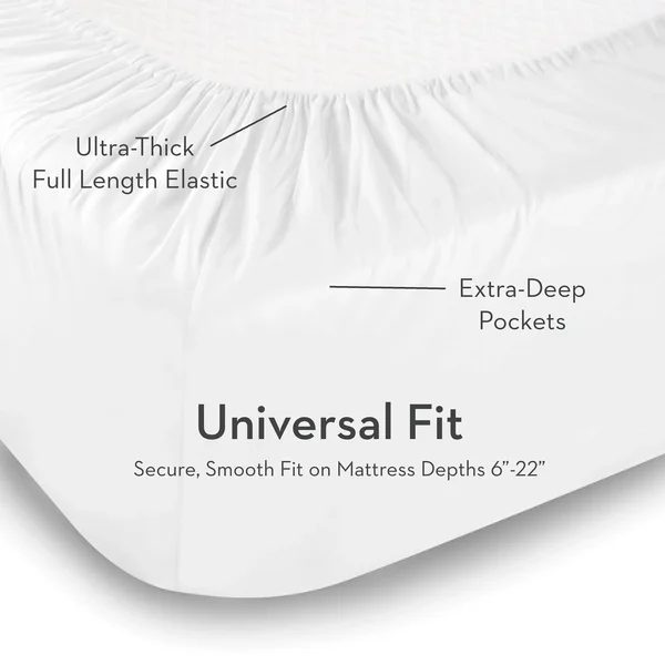 Malouf Supima Cotton Sheets Twin, White