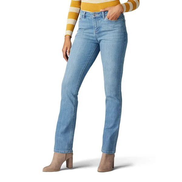 Lee Women's Legendary Straight-leg Jean Inspire Blue 4 M