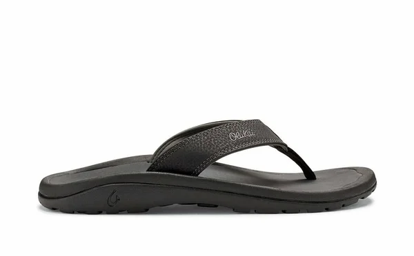 Olukai Men's Ohana Black, Dark Shadow, 8