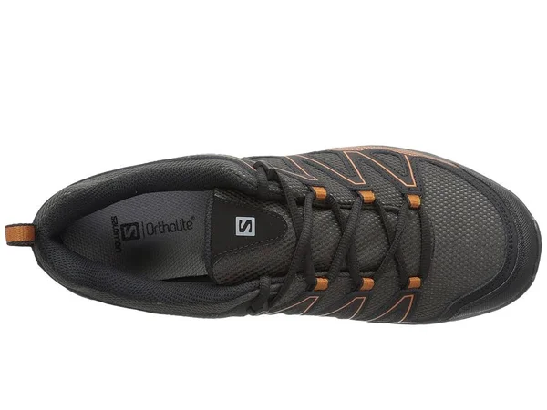 Salomon Pathfinder Low Cswp Mens Hiking Shoe 400615, Beluga/Black/Leather Brown, Size 13 M