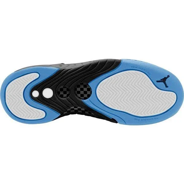 Jordan Pro RX UNC Grade School Kids& Shoes - Black/Blue/White, Size: 4