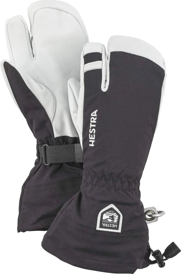 Hestra Army Leather Heli Ski - 3 Finger Black 9