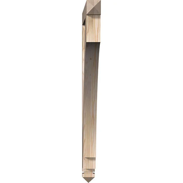 3 1/2x22W x 48x22D x 48x22H Imperial Arts & Crafts Smooth BRACKET - Douglas Fir