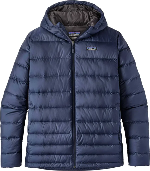 Patagonia Hi-Loft Down Hoody - Men's Navy Blue, XL