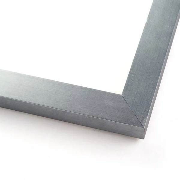 CustomPictureFrames 32x32 - 32 x 32 Stainless Steel Silver Solid Wood Frame with UV Framer&s Acrylic & Foam Board Backing
