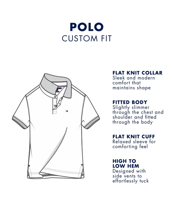 Tommy Hilfiger Men's Custom Fit Ivy Polo - Created for Macy&s - Pebble Pink