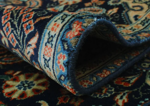 Semi Antique Scot Blue/Ivory Rug - 3&3x22 x 5&4x22