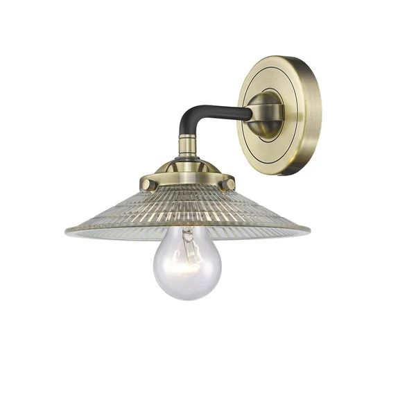 Innovations 284-1W-OB-G1-LED Oil Rubbed Bronze Halophane 1 Light Sconce