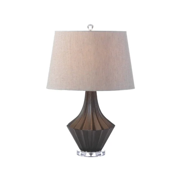 Gable Ridges Table Lamp White