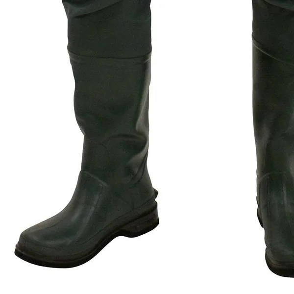 Frogg Toggs Cascades 2-Ply Rubber Bootfoot Cleated Hip Wader, Forest Green, 13