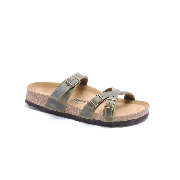 Birkenstock Women's Franca Sandal - Jade Oiled Leather N - 42