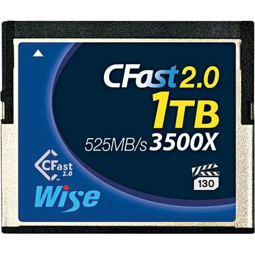 Wise Advanced 1TB CFast 2.0 Memory Card 2.0 - Single S 525MB/s 3500x, Birding & Wildlife Landscape & Scenic Macro Night u