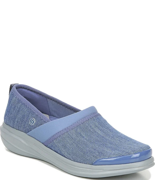 Bzees Coco Women's Slip on Shoes Washed Denim : 10 M