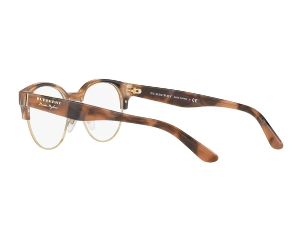 Burberry BE2261 Eyeglasses - Spotted Brown/Light Gold (3641)