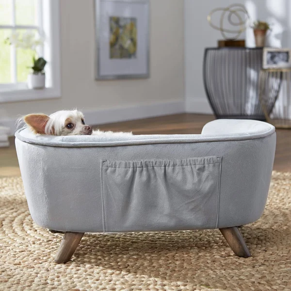 Enchanted Home Pet Romy Grey Pet Sofa