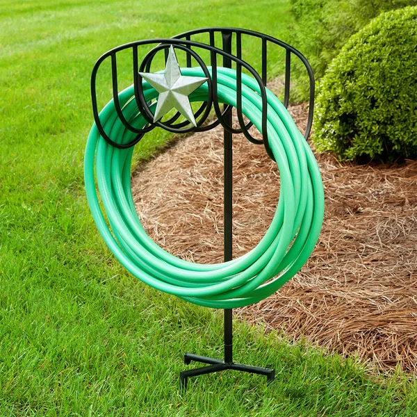 Liberty Garden 125-KD Galvanized Star Manger Hose Stand