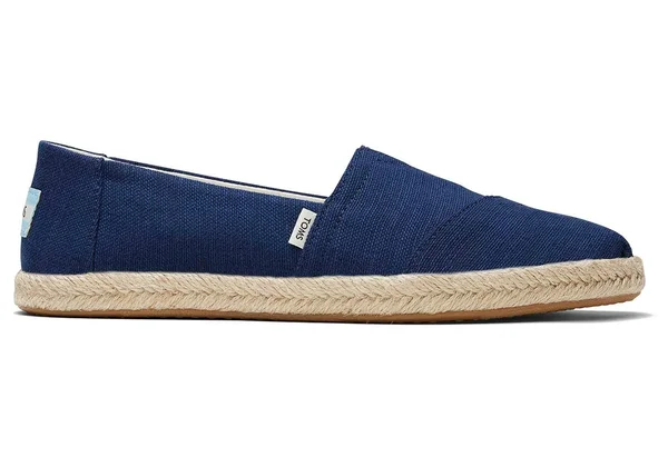 Toms - Womens Alpargata Rope Slip-On Shoes