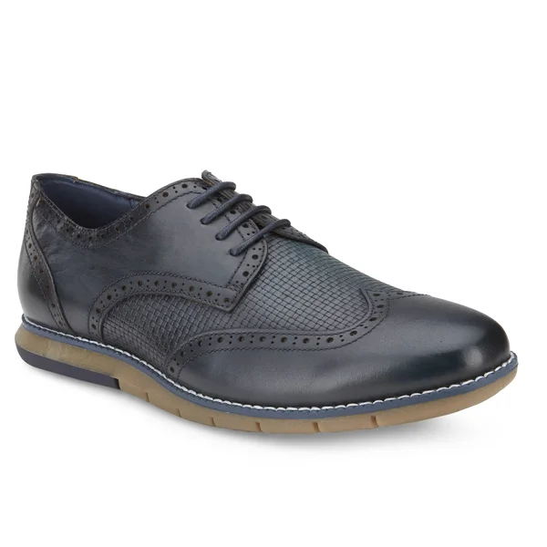 Vintage Foundry Co, Men's Awesome Wingtip Navy, 10.5