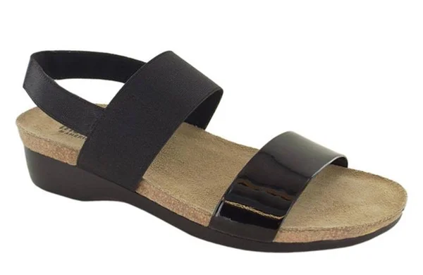 Munro Women's Pisces - Black Fabric/Patent Size: 11 N