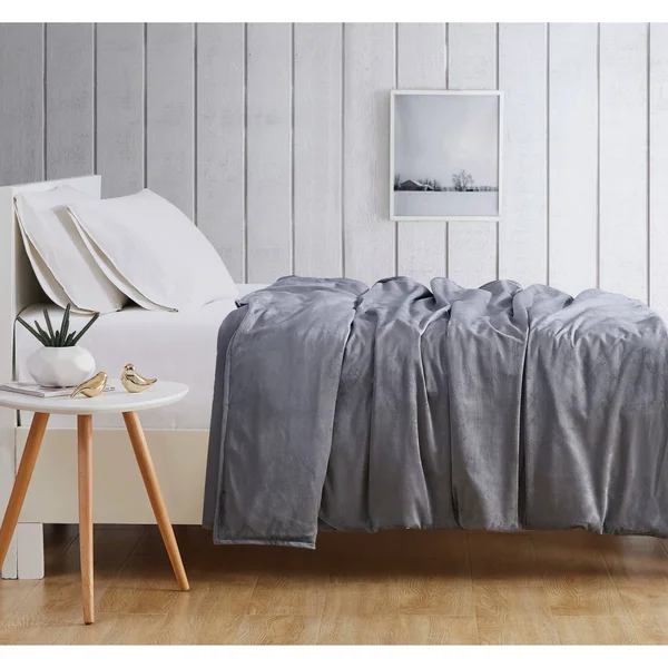 London Fog Weighted Blanket - Grey, 15 lbs