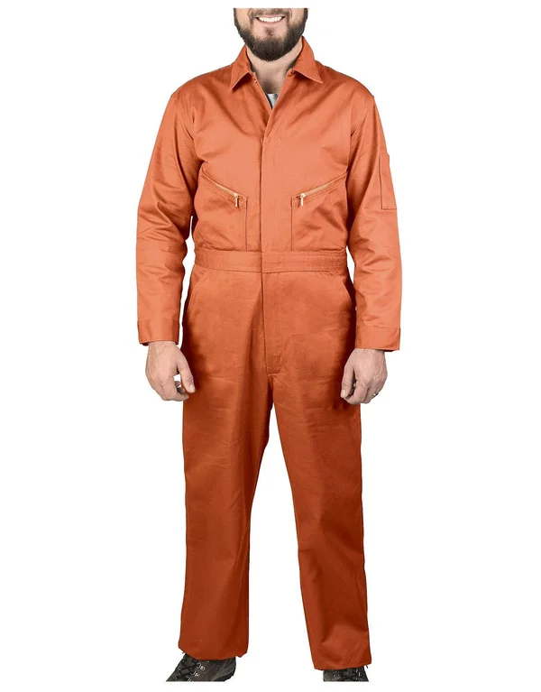 Walls 5515 Cotton Twill Non-Insulated Coveralls - Orange - 38