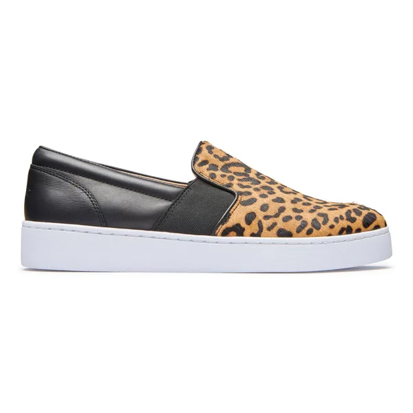 Vionic Demetra Slip on Sneaker Tan Leopard - 8, M