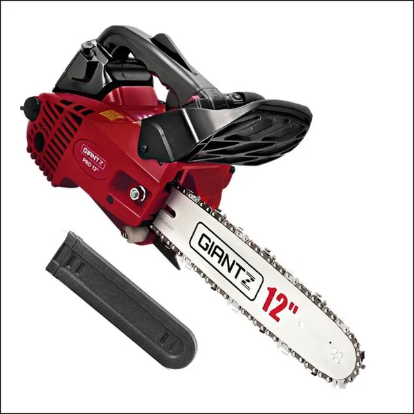 Giantz 25cc Commercial Petrol Chainsaw - Red & Black